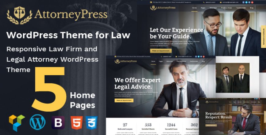 Attorney Press v2.2.1 - Lawyer WordPress Theme