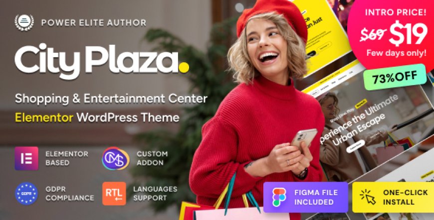 City Plaza v1.0.1 - Entertainment Center & Shopping Mall WordPress Theme
