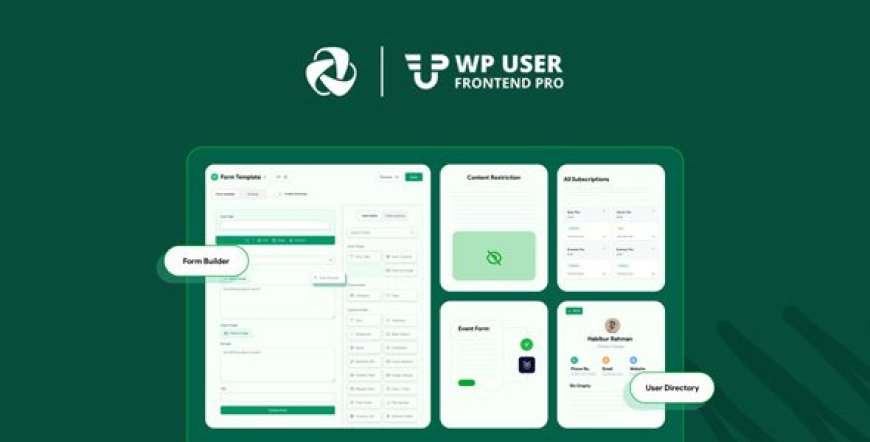 WP User Frontend Pro v4.1.5 – Ultimate Frontend Solution For WordPress