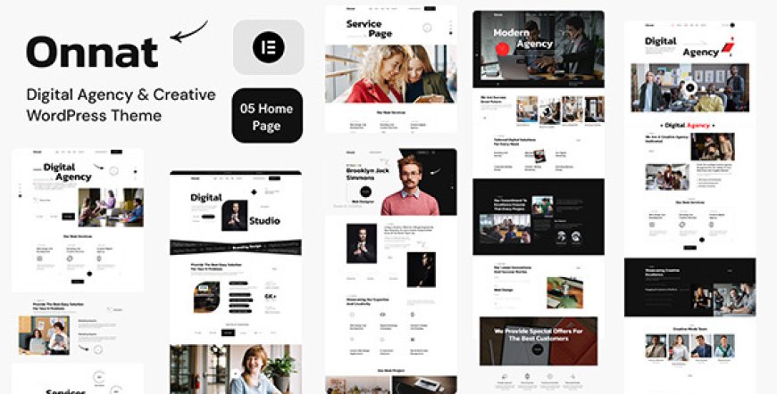 Onnat v1.0.3 – Digital Agency & Creative WordPress Theme