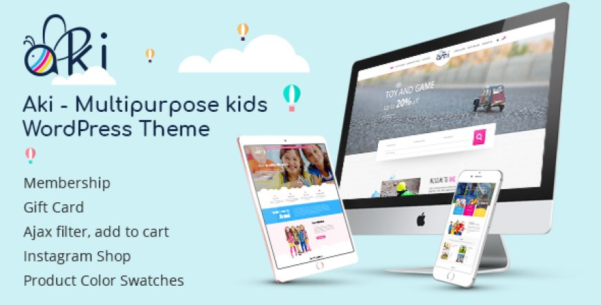 Aki v2.1.2 - Multipurpose Kids WordPress Theme