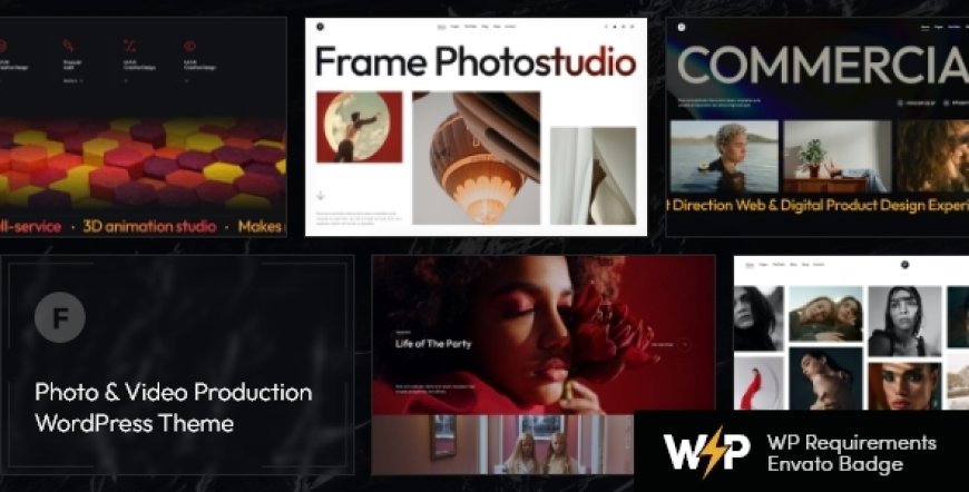 Frame v2.4.0 - Photo & Video WordPress Theme + AI