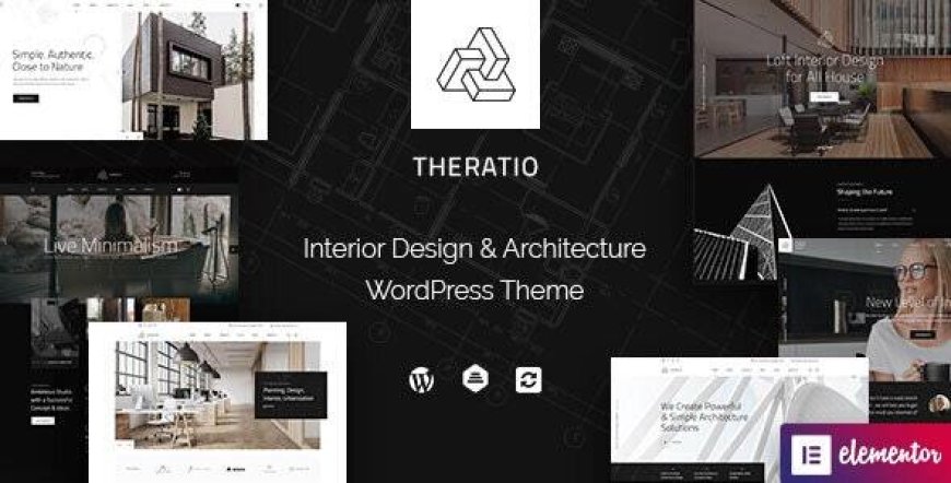 Theratio v1.3.8.4 - Architecture & Interior Design Elementor WordPress Theme
