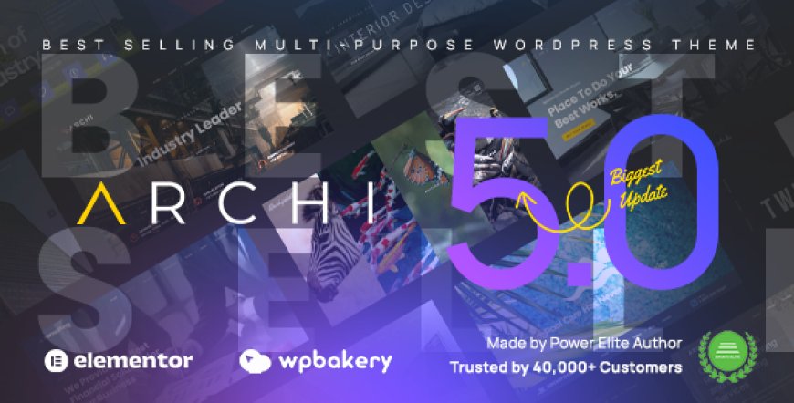 Archi v5.2 - Interior Design & Multipurpose Elementor WordPress Theme