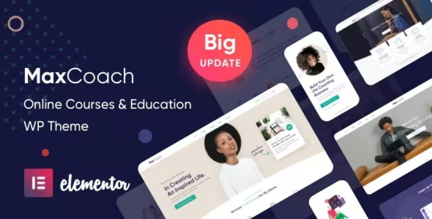 MaxCoach v3.2.3 - Online Courses, Personal Coaching & Education WP Theme