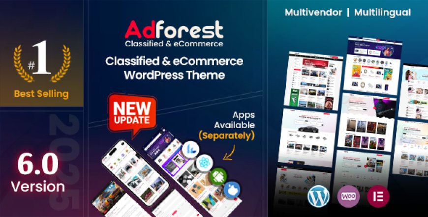 AdForest v6.0.7 - Classified Ads WordPress Theme