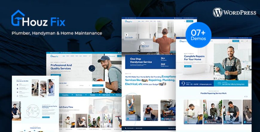 HouzFix v1.1.2 - Plumber, Handyman Services WordPress Theme