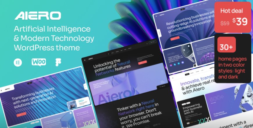 Aiero v2.1 | AI Agency & Technology WordPress Theme