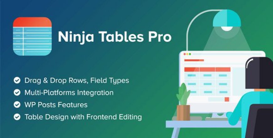 Ninja Tables Pro 5.2.1 – WordPress DataTables Plugin