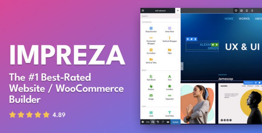 Impreza v8.37 – WordPress Website and WooCommerce Builder