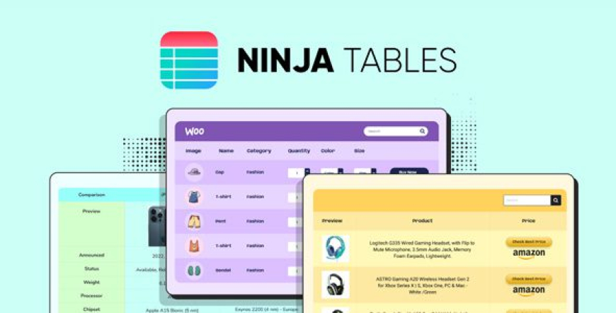 Ninja Tables Pro v5.2.2 – WordPress DataTables Plugin