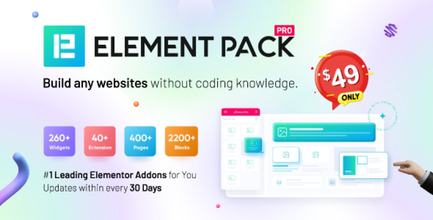 Element Pack v8.1.2 - Addon for Elementor Page Builder WordPress Plugin