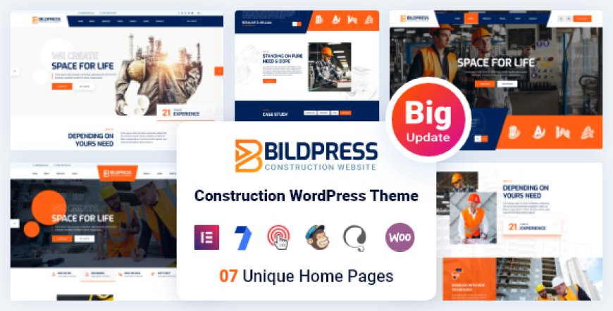 BildPress v2.0.2 - Construction WordPress Theme