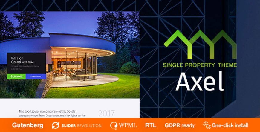 Axel v1.2.2 - Single Property Real Estate Theme