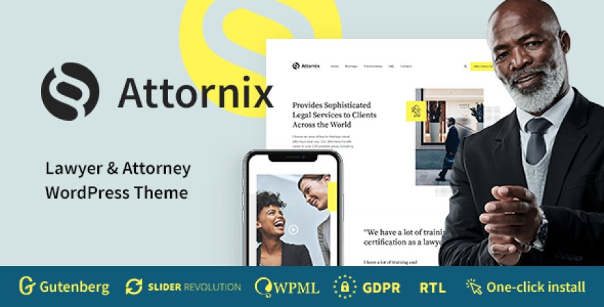 Attornix v1.1.7 - Attorney & Lawyer WordPress Theme