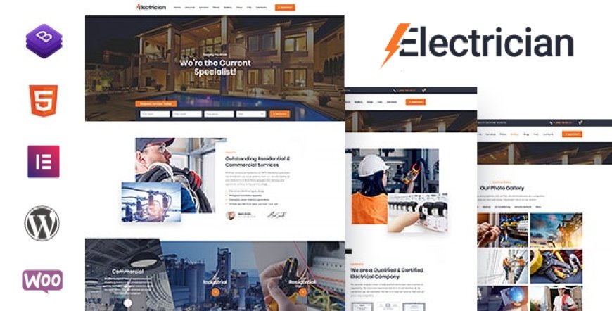 Electrician v5.6 - Electricity Services WordPress Theme