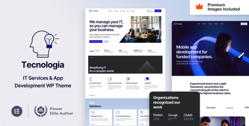 Tecnologia v18 - IT SAAS Software Technology WordPress Theme