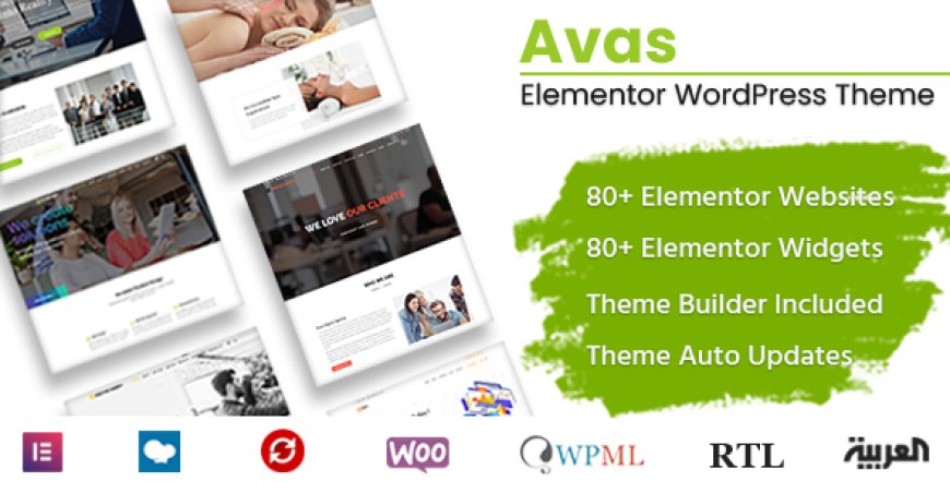 Avas v6.8.4.4 - Elementor MultiPurpose WordPress Theme