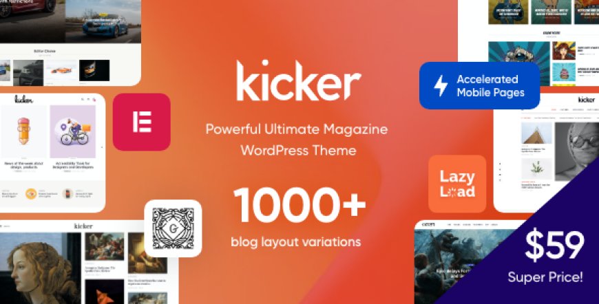 Kicker v2.2.0 - Blog Magazine Theme